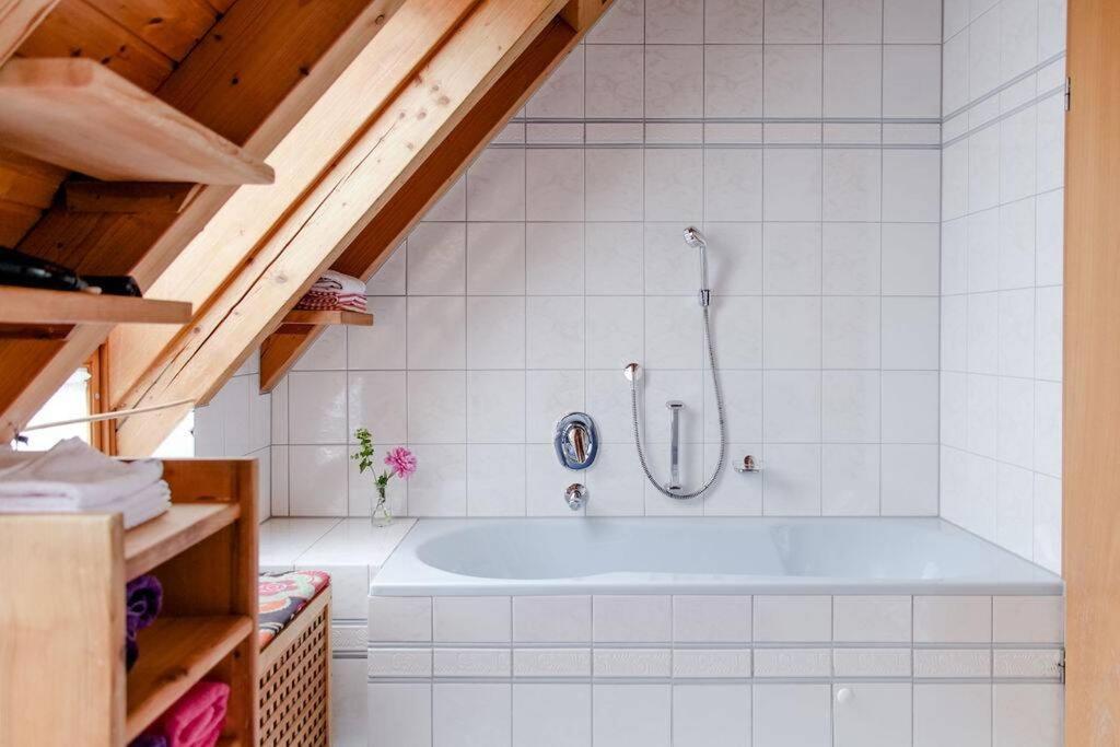 4-Zimmer-Ferienwohnung Waldbluemle دوببل المظهر الخارجي الصورة